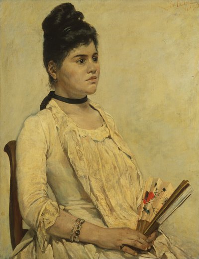 Porträt der Stieftochter von Giovanni Fattori
