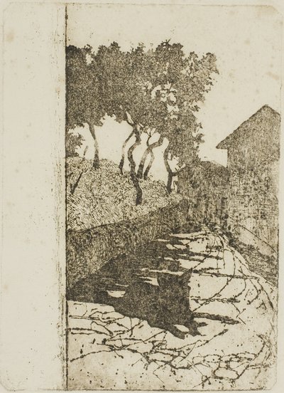 Der schwarze Hund von Giovanni Fattori