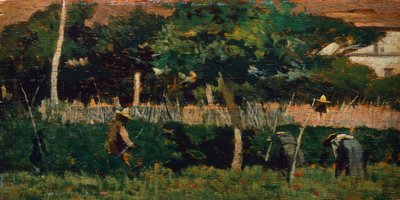 Die Gärtner, von Giovanni Fattori von Giovanni Fattori