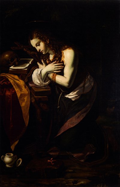 Die reuige Maria Magdalena, 1625-1630 von Giovanni Francesco Guerrieri