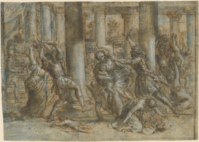 Das Massaker der Unschuldigen von Giovanni Francesco Romanelli