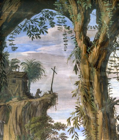Betender Mönch von Giovanni Ghisolfi