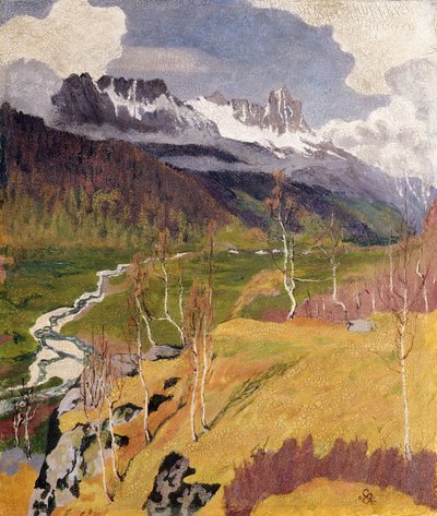 Herbstlandschaft, 1903 von Giovanni Giacometti
