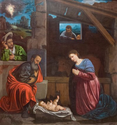 Die Anbetung der Hirten von Giovanni Girolamo Savoldo