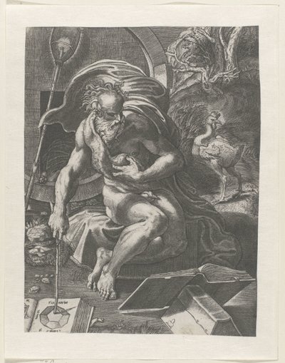 Diogenes von Giovanni Jacopo Caraglio (attributed to)