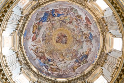 Kuppel der Kathedrale von Neapel, Neapel, Italien von Giovanni Lanfranco