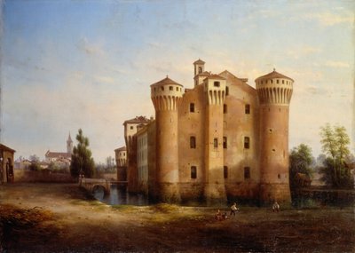 Schloss Sforzesco in Valeggio Nomellina von Giovanni Renica