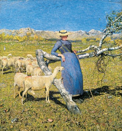 Nachmittag in den Alpen von Giovanni Segantini