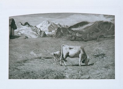 Frühlingsweide von Giovanni Segantini