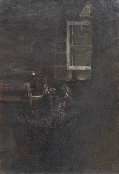 Die leere Wiege von Giovanni Segantini