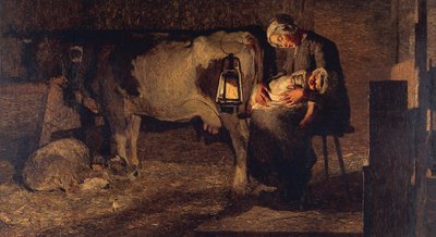 Zwei Mütter von Giovanni Segantini