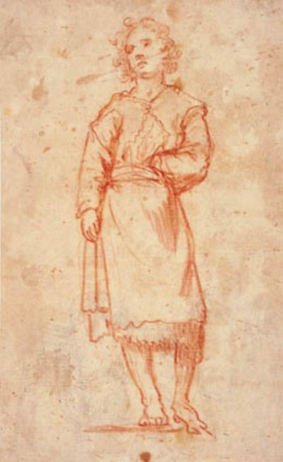 Stehendes Mädchen von Giovanni da San Giovanni