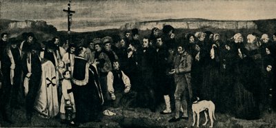 Beerdigung in Ornans, ca. 1850, 1935 von Giraudon