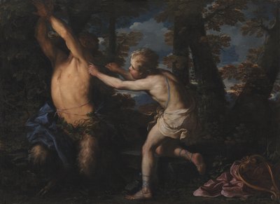 Apollo häutet Marsyas von Girolamo Troppa