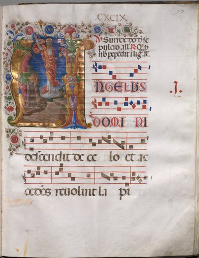 Antiphonar, um 1470-1480 von Girolamo da Cremona