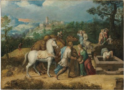 Rebekka am Brunnen von Girolamo da Treviso II