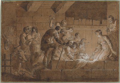 Die Geburt Christi von Giuliano Traballesi