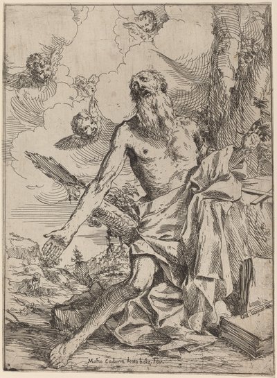Heiliger Hieronymus von Giulio Carpioni