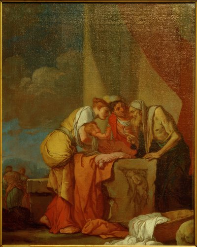 Tiresias weissagt Narziss von Giulio Carpioni