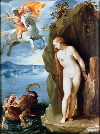 Perseus rettet Andromeda von Giuseppe Cesari