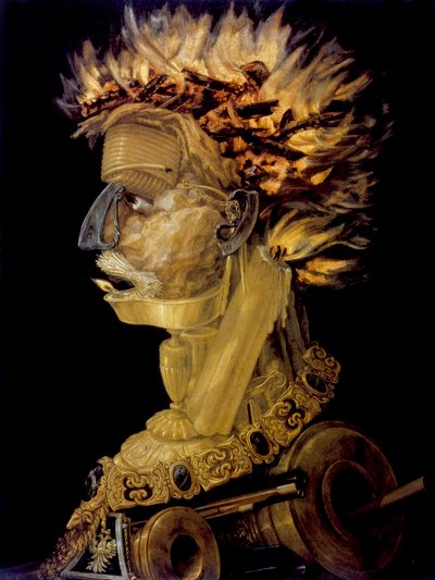 Feuer, 1566 von Giuseppe Arcimboldi