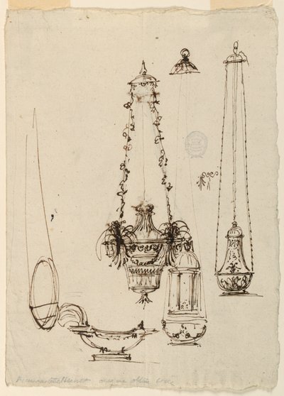 Altarlampen, Weihrauchfässer, Weihrauchschiffchen von Giuseppe Barberi
