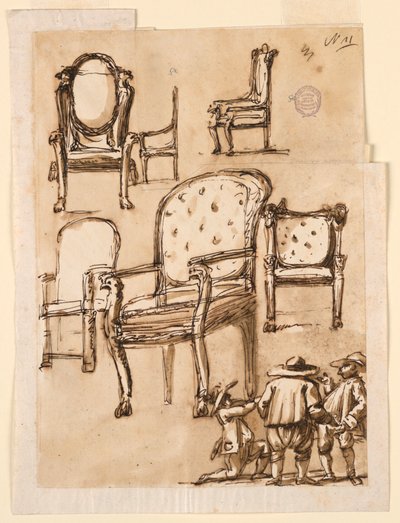 Stühle von Giuseppe Barberi
