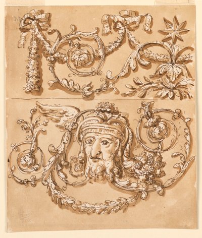 Dekoration eines Frieses von Giuseppe Barberi