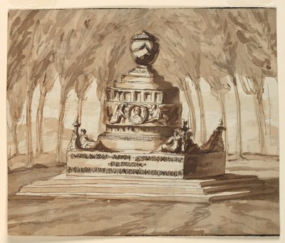 Grabdenkmal für den Dichter Pietro Chiari von Giuseppe Barberi