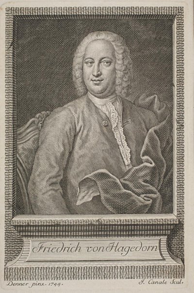 Friedrich von Hagedorn von Giuseppe Canale
