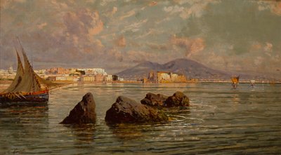 Die Bucht von Neapel von Giuseppe Carelli