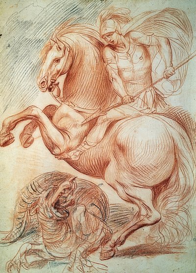 Das Drachenwunder des heiligen Georg von Giuseppe Cesari