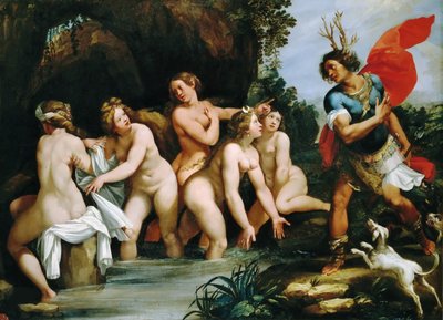 Diana und Actaeon, ca. 1600-1603 von Giuseppe Cesari