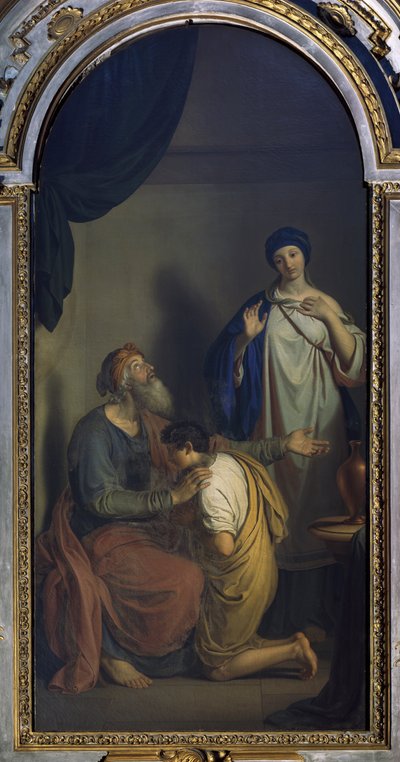 Isaak segnet Jakob, von Giuseppe Diotti von Giuseppe Diotti