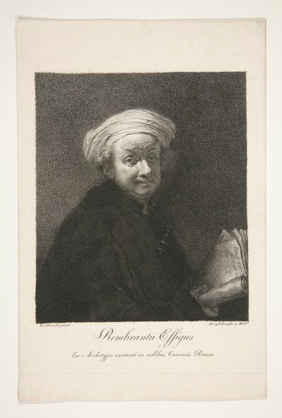 Rembrandt ii Effigies von Giuseppe Longhi