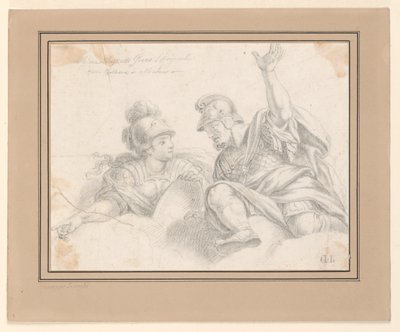 Zwei römische Soldaten im Gespräch von Giuseppe Longhi