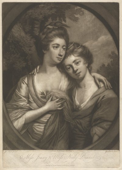 Miss Jenny & Miss Nelly Bennet von Giuseppe Marchi