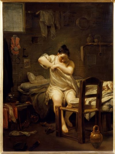 Der Floh von Giuseppe Maria Crespi