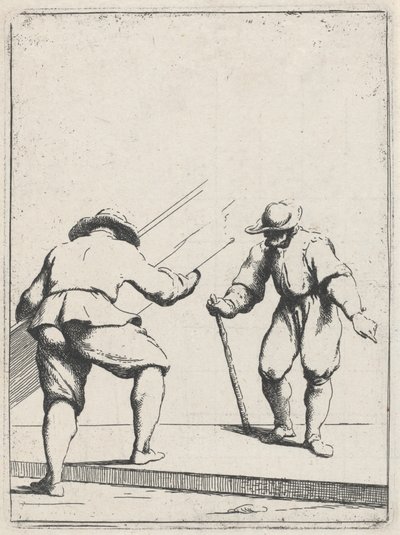 Zwei Bauarbeiter von Giuseppe Maria Crespi