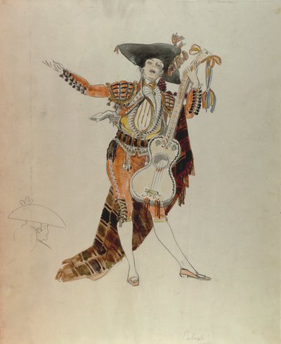 Kostümentwurf von Giuseppe Palanti