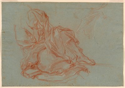 Studien für einen jungen Mann, Draperie von Giuseppe Passeri