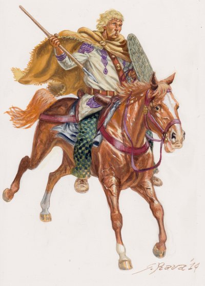Bagaudae reiten von Giuseppe Rava