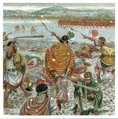 Die Schlacht am Trebia von Giuseppe Rava