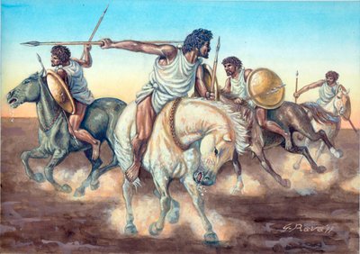 Die karthagische schwere Kavallerie von Giuseppe Rava