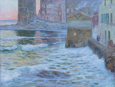 Abend in Bogliasco von Giuseppe Sacheri