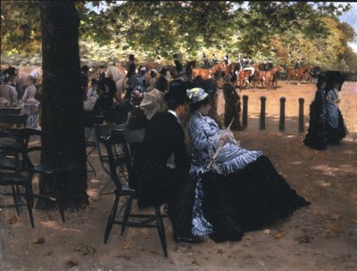 Flirtation, Hyde Park von Giuseppe de Nittis