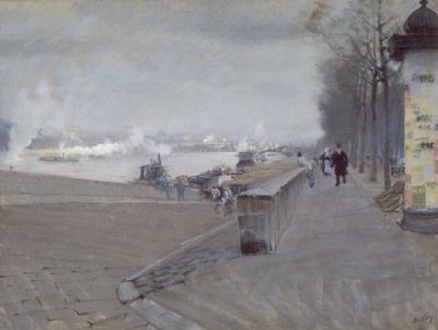 Die Seine in Paris von Giuseppe de Nittis