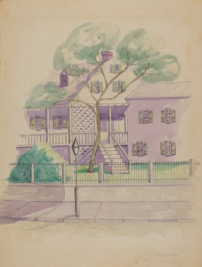 Altes niederländisches Bauernhaus, ca. 1936 von Gladys Cook