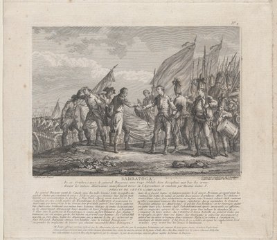 Saratoga 17. Oktober 1777 von Godefroy