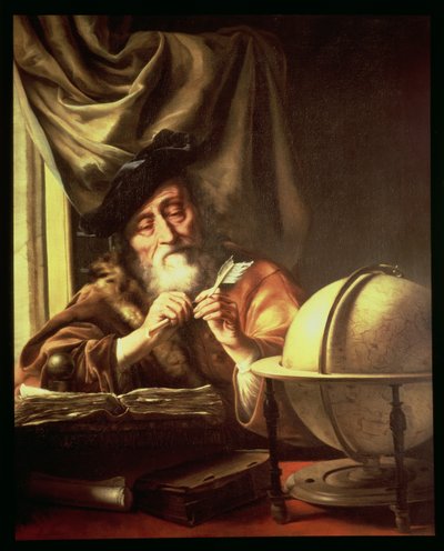 Ein Geograph von Godfrey Kneller